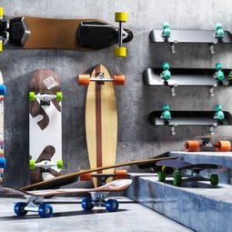 現代滑板運動器材組合